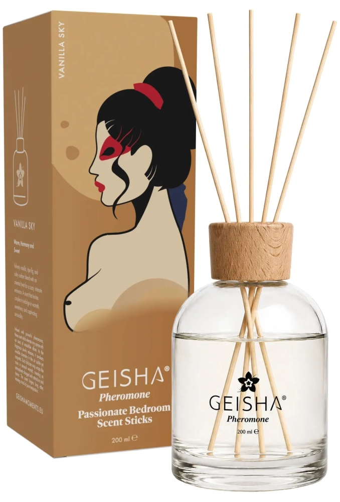 Geisha  Pheromone Bedroom Scent Sticks Vanilla 200 ml  - feromony dla obojga 4.webp