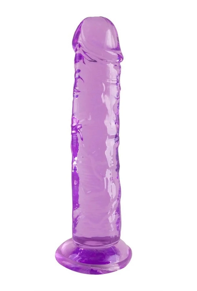 Dreamtoys Bubble Pop Purple Classic Jelly 7,1 - realistyczne dildo z przyssawką.webp