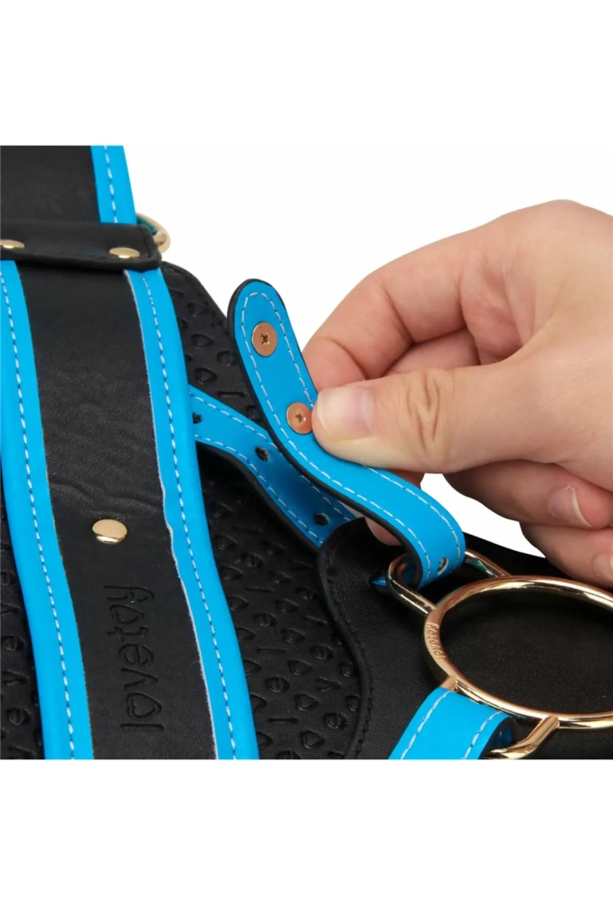Lovetoy Vibrating Enhanced Strap on Set 8'' - proteza penisa z pasem 6.webp