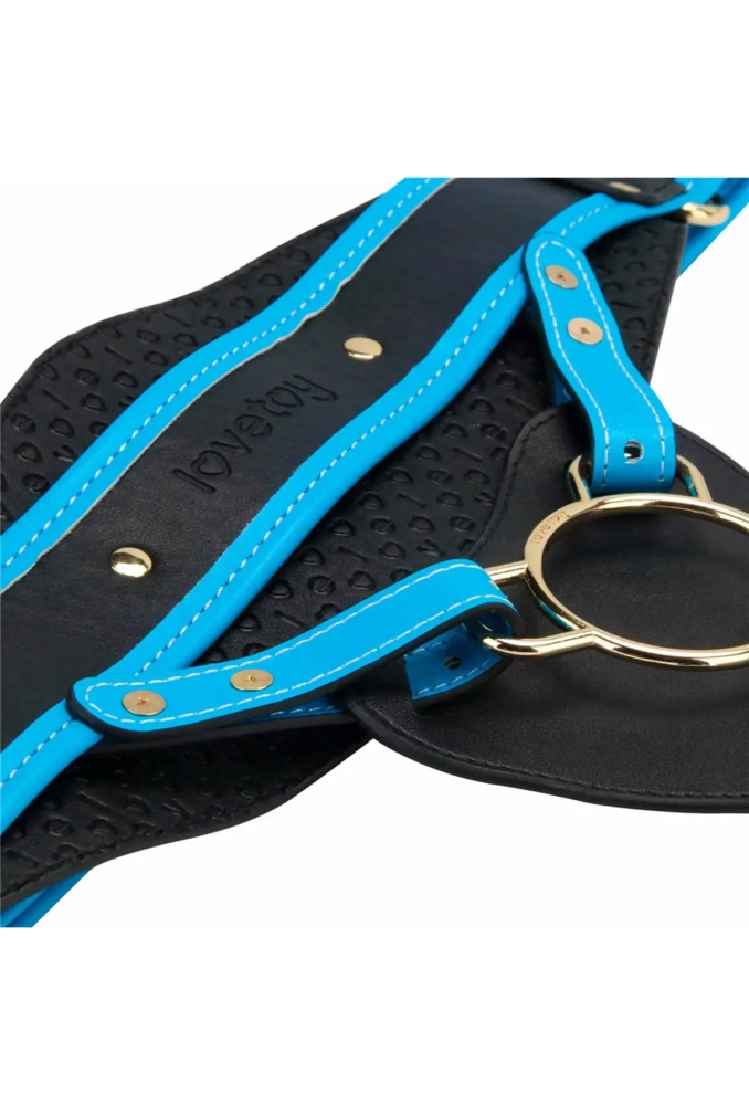 Lovetoy Vibrating Enhanced Strap on Set 8'' - proteza penisa z pasem 5.webp