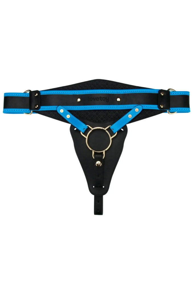 Lovetoy Vibrating Enhanced Strap on Set 8'' - proteza penisa z pasem 7.webp